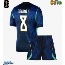 Brasil Bruno Guimaraes #8 Bortedraktsett Barn VM 2026 Kortermet (+ Korte bukser)